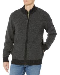 Pendleton - Shetland Wool Full Zip Sweater - Lyst