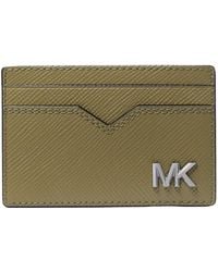 Michael Kors - Edison Notched Card Case - Lyst