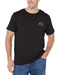 RVCA - Mens Graphic Short Sleeve Crew Neck Tee T Shirt - Lyst