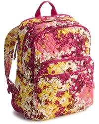 Vera Bradley - Premium Cotton Large Bancroft Backpack - Lyst