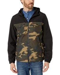 levi's arctic cloth hooded rain jacket