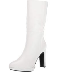 calvin klein jemamine wide calf boot