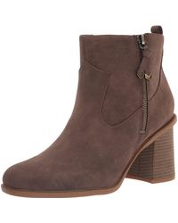 Dr. Scholls - S Rodeo Block Heel Bootie Chestnut Brown Synthetic 6 M - Lyst
