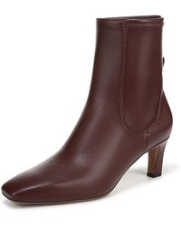 Franco Sarto - Tarrin Ankle Boot Oxblood Red Faux Leather 10 M - Lyst