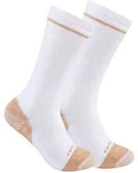 Carhartt - Midweight Cotton Blend Steel Toe Sock 2 Pack - Lyst