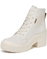 Dr. Scholls - S Time Off Up Lace Up Boot White Denim Vibes 7.5 M - Lyst