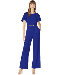 calvin klein navy blue jumpsuit