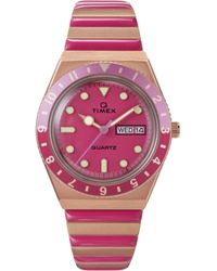 Timex - Rose Gold-tone Expansion Band Pink Dial Rose Gold-tone - Lyst