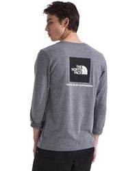 The North Face - Long Sleeve Box Nse Tee - Lyst