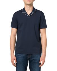 Theory - Tailor Collar Polo In Relay Jersey - Lyst
