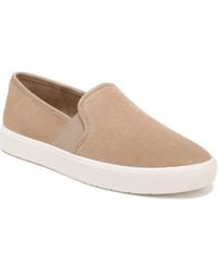 Vince - S Blair Slip On Fashion Sneakers Dogwood Pink Suede 6 M - Lyst