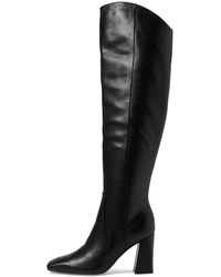 Naturalizer - S Lyric Over The Knee Boot Black Leather 9.5 M - Lyst