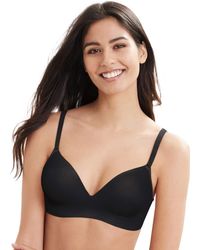 hanes women's concealing petals wirefree bra