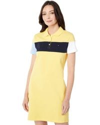 Tommy Hilfiger - Short Sleeve Collared Polo Dress - Lyst
