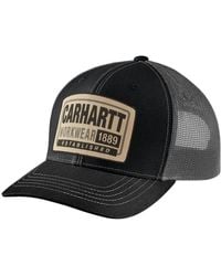 Carhartt - Canvas Mesh-back Workwear Patch Cap - Lyst