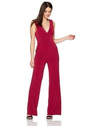 BCBGeneration Wide Leg Jumpsuit - Red