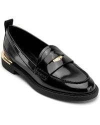 DKNY - Raeya Penny Loafer With Heel Mule - Lyst