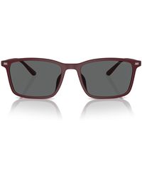 Emporio Armani - Ea4223u Universal Fit Rectangular Sunglasses - Lyst