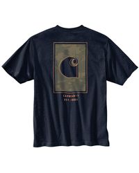 Carhartt - Loose Fit Heavyweight Short-sleeve Camo Graphic T-shirt - Lyst
