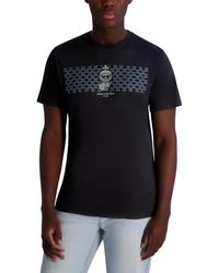 Karl Lagerfeld - Paris Short Sleeve Crewneck Graphic Design T-shirt - Lyst