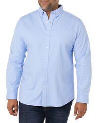 Amazon Essentials - Slim-fit Long-sleeved Stretch Oxford Shirt - Lyst
