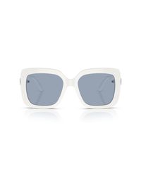 Swarovski - Sk6001f Low Bridge Fit Square Sunglasses - Lyst
