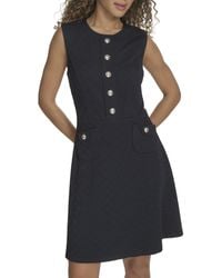 Tommy Hilfiger - Pocketed Sleeveless Fit And Flare Dress - Lyst