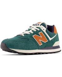 New Balance - 574 V2 Lace-up Sneaker,brown/light Green - Lyst