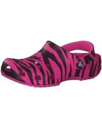 Crocs™ - Adult Classic Animal Print Clogs | Zebra And Leopard Shoes - Lyst