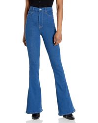 7 For All Mankind - Ultra High Rise Skinny Flare Jeans - Lyst