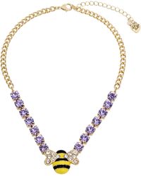 Betsey Johnson - S Bee Pendant Necklace - Lyst