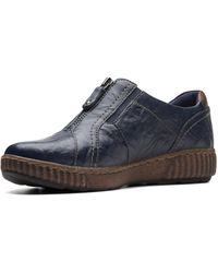 Clarks - Magnolia Zip Loafer - Lyst