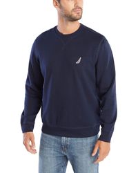 nautica crew neck sweatshirt