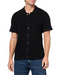 Lucky Brand - Short Sleeve Button Down Sweater - Lyst