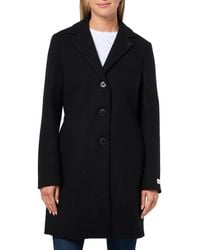 Calvin Klein - Classic Faux Wool Overcoat – Long Button Front Winter - Lyst