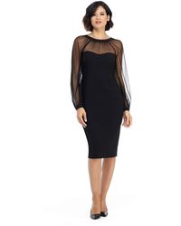 Maggy London - One Size Illusion Dress Occasion Event Party Holiday Cocktail Guest Of Wedding - Lyst