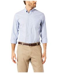 Dockers - Classic Fit Long Sleeve Signature Comfort Flex Shirt - Lyst