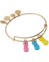 ALEX AND ANI - Peeps® Bunny Multi-charm Bangle - Lyst