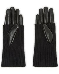 Steve Madden - S Faux Leather Cinched Opera Glove - Lyst
