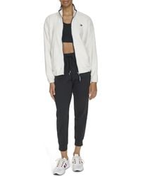 Tommy Hilfiger - Performance Sport Sherpa Stand Collar Jacket,ivory,medium - Lyst