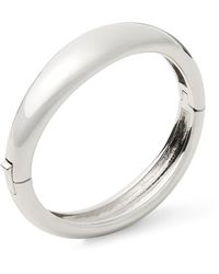 Kate Spade - S Molten Bangle Silver One Size - Lyst