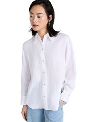 Vince - Relaxed Long Sleeve Button Down Shirt - Lyst