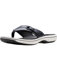 Clarks - Breeze Reyna Flip Flop - Lyst
