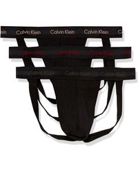 Calvin Klein - Cotton Stretch 3-pack Jock Strap - Lyst
