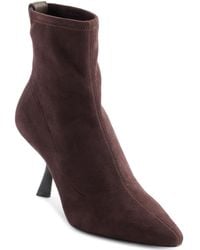 Karl Lagerfeld - Paris Kelsa Pointed Toe Heeled Bootie Ankle Boot - Lyst