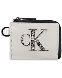 Calvin Klein - Rfid Half Zip Around Card Case Wallet - Lyst