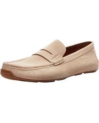 COACH - Luca Suede Driver Loafer - Lyst