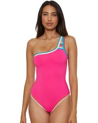Lucky Brand - Standard Avila Asymmetrical One Piece Swimsuit - Lyst