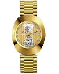 Rado - Swiss Watch - Sapphire Crystal And 6 Cubic Zirconia Dial - 80 Hours Of Power Reserve - Automatic - 35 - Lyst