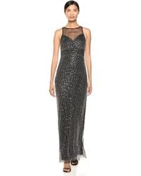 adrianna papell beaded halter jumpsuit